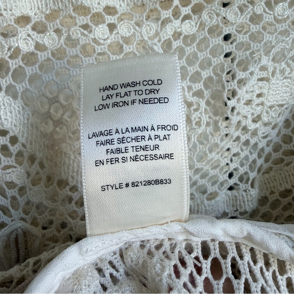 Rebecca Taylor Ivory Lace Blouse | 10 - Picture 9 of 9